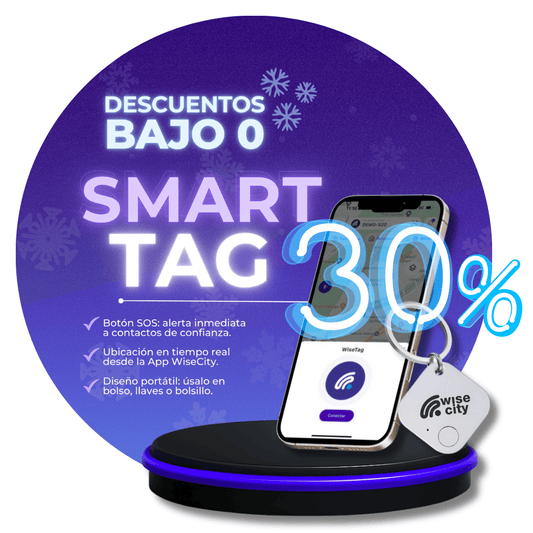 ❄️ WiseTag SOS Portátil | Plan Anual | Descuentos Bajo 0. - WiseCity Chile